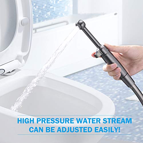SonTiy verstellbare Bidet-Handbrause für Toilette, Badezimmer, für Reinigung von Babystoffwindeln, Haustierbadewanne, Körperhygiene
