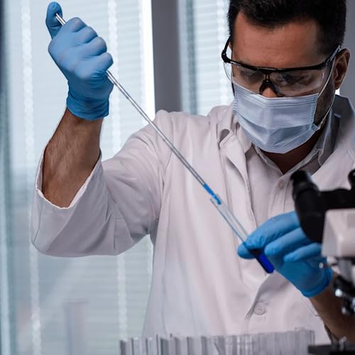 UNIGLOVES Luva Nitrílica Azul Para Proteção Química Safetec (Sem Pó) Unigloves® - P - 100 Unidades