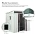 6FT x 5FT Outdoor Storage Shed, Heavy Duty Galvanized Steel Garden Shed with Sloped Roof, Sliding Lockable Doors, Punched Vents & Foundation Kit, Weather Resistant Tool Shed, White with Window