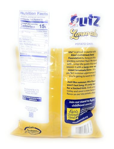 Utz Lemonade Potato Chips 7.75oz - 1 bag image 5