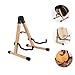 BAZEITFLOW Wood Guitar Stand Holder for Acoustic Electric Guitars Ukuleles and Violins Stable Design for Musicians of All Levels