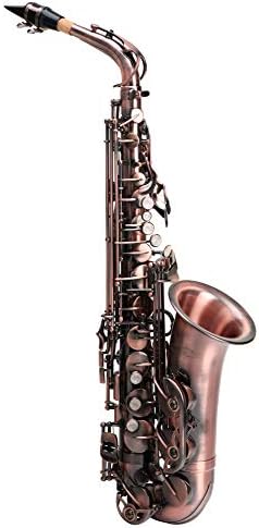 Classic Cantabile Winds AS-450 envejecido rojo saxófon alto