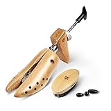 Miusco Premium 2-Way Stretcher for Length and Width, Solid Beech Wood, Men, Size M