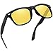 Produktbild Joopin Rechteckige Nachtbrille Zum Autofahren Herren und Nachtsichtbrille Gelbe Brille Nachtfahrbrille Ultra Light Blendschutz Gewidmet Nachtbrille Damen (Gelbe)