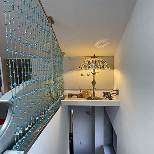 Guirlande de perles en forme de diamant noir pour rideau de porte et séparation - 6