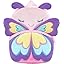 Pink Rainbow Butterfly