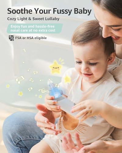 image for GROWNSY Nasal Aspirator for Baby, Electric Baby Nose Sucker with Large
