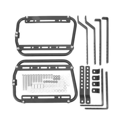 Porte-bagage moto et supports latéraux robustes pour sacoche de selle