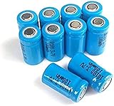 Compatible for 10PCS 3.7V 10180 Lithium Ion Rechargeable Battery Li-ion Cell Baterias Pilas 100MAH for Led Flashlight Digital Device