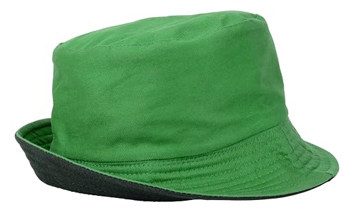 Image of Gelante Reversible Bucket Hat for Men and Women - Cotton, Outdoor Sun Protection Bucket Hats.