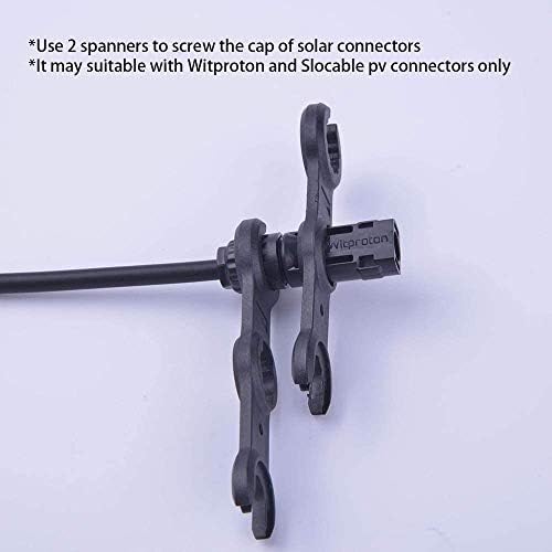 Slocable Handy Spanner for Disconnection of Female and Male,Tighten The Cap for PV Connector