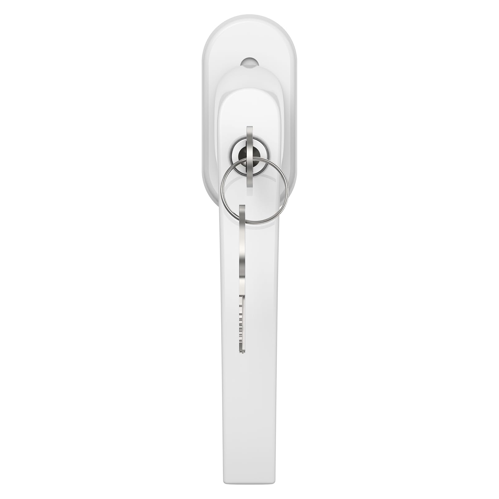 AUTOUTLET Fenstergriffe abschließbar, 10pcs Fenstersicherung Kinder Fensterschloss Aluminium in Stiftlänge 35mm, abschliessbarer Fenstergriff mit 20 Schlüsseln für Fenstertür Balkontür usw (Weiß)