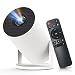 [Built-in Apps & 2026 Upgraded] Mini Projector with Wi-Fi 6 & Bluetooth 5.4, 1080P 4K Support Full HD, Auto Keystone 360° Portable Home Cinema Smart Projector for iOS/Android X1 gallery 3