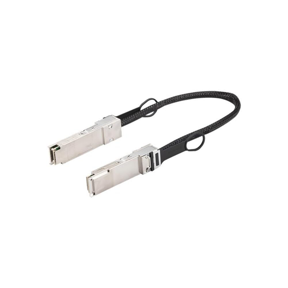 ASUS Cavo DAC Ascent GX10 0,4 m 400G QSFP112 - Impila due unità GX10 per lavorare con modelli AI più grandi, cavo SAS/fibra in rame, larghezza di banda fino a 400G (112 GB per corsia), cavo impilabile