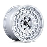 Black Rhino Hard Alloys AWOL 17X8.5 5X130 5.73 25mm SILVER W/MACHINED FACE - BR024SD17855P25