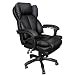 Produktbild TRISENS Schreibtischstuhl ergonomisch mit Flexibler Rückenlehne & Kopfstütze - Bequemer Bürostuhl für Schreibtisch - Büro Stuhl, Drehstuhl, Chefsessel, Farbe:Schwarz