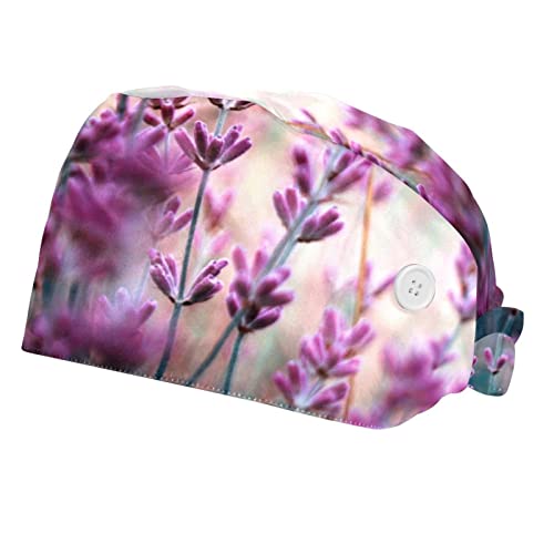 Casquette lavande violette couvre-chef de cuisine hygiénique et respirant