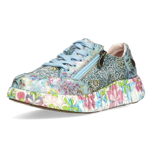 Laura Vita NIKITO 57 Baskets pour femme, bleu, 41 EU