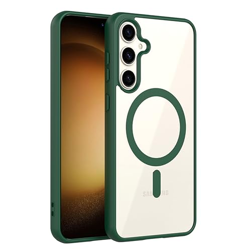 Image of amazon basics Back Case Cover for Samsung Galaxy S24 Plus 5G (Thermoplastic Polyurethane Forest Green)