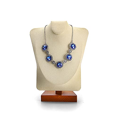 ASumPio Soporte De Exhibición De Joyas Soportes De Joyería Soporte De Exhibición De Busto De Collar De Terciopelo Soporte De Exhibición De Collar De Joyería Cadena De Colgante De,