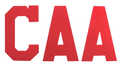 Lettres capitaine A&R Sports 4", rouge