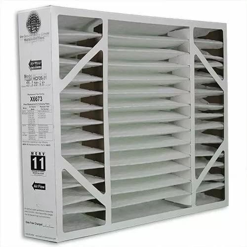 X6673 MERV 11 Filter Media, Replacement for Lennox OEM, BLACK