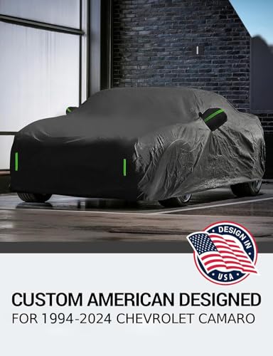 Image of Proadsy Custom Fit 1994-2024 Chevrolet Camaro Car Cover Waterproof Outdoor | UV-Blocking Waterproof With Soft Lining Prevents Leaks & Scratches. Perfect For Sunny, Snowy Outdoor Parking, Garage Storage