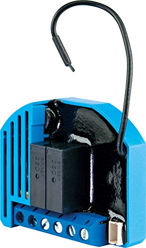 Preisvergleich Produktbild SCHWAIGER Jalousienmodul blau, Z-Wave, intelligente Hausautomation, Smart Home