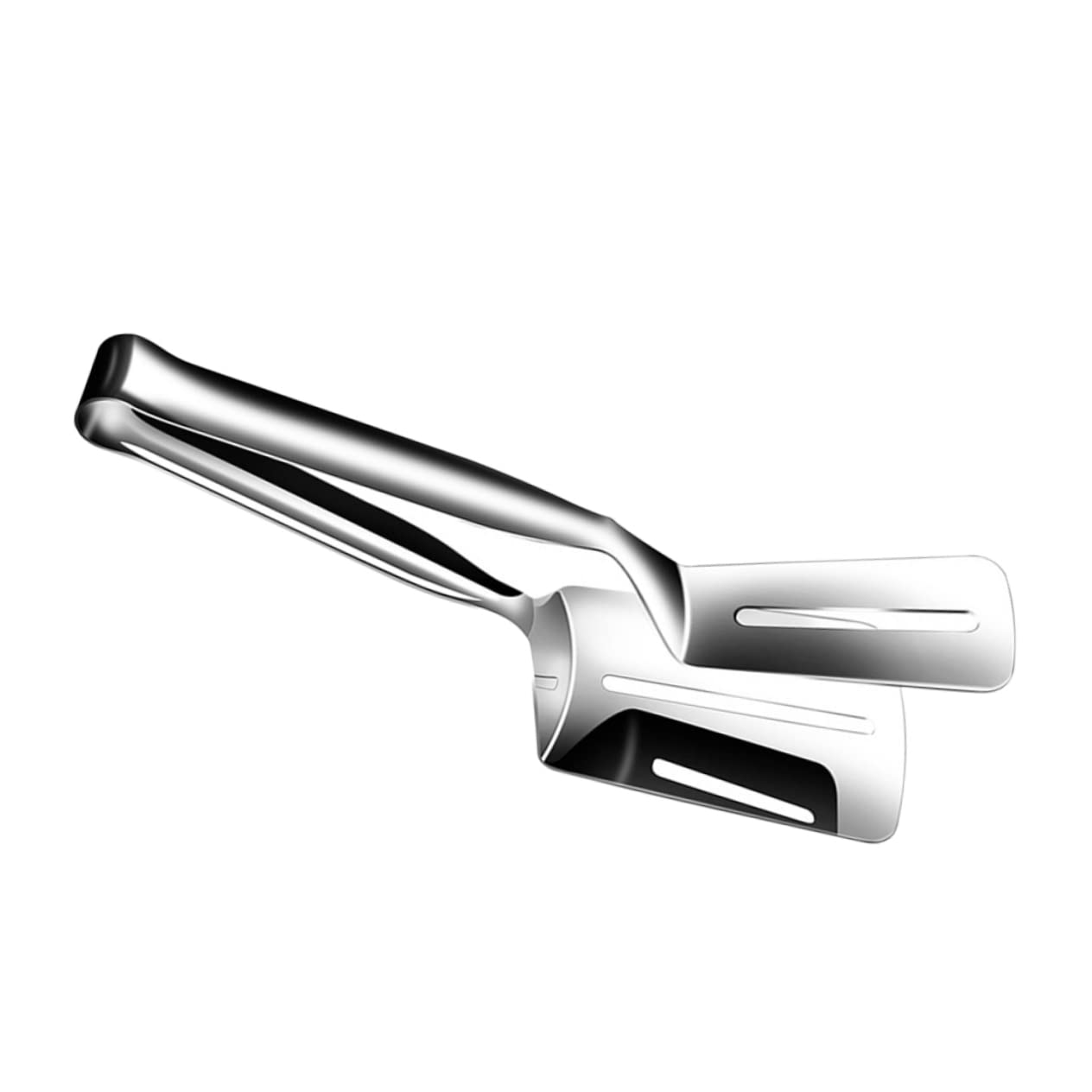 Garneck 1Pc Stainless Steel Kitchen Serving Tong Heat Resistant Steak Clamp for Bbq and Buffet Lightweight and Food Clip Comfortable Grip for Easy Operation