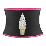 Ice Cream Cone Waist Trainer for Women and Men Compression Waist Trimmer Workout Belt Body Shaper