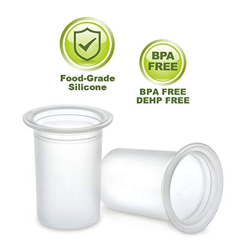 Image of Maymom Replacement Silicone Diaphragms Copmpatible with Ameda Purely Yours Breastpump, MYA Joy; Not Original Ameda Silicone Diaphragms; 4 ct