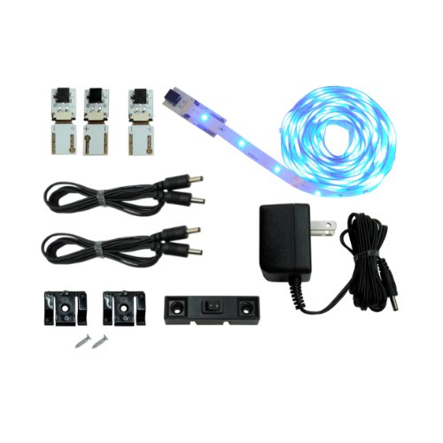 Image of Inspired LED Cut and Connect Series Kit | Normal Bright | Blue | 9.5ft / 3M Kitchen Lighting | Cove Lighting | Dimmable - 9.5 ft