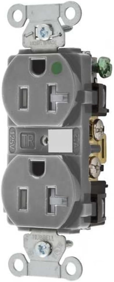 Hubbell 19707 Straight Blade Duplex Receptacle
