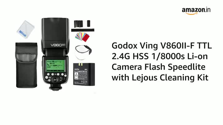 Buy Godox Ving V860II-F TTL 2.4G HSS 1/8000s Li-on Camera Flash