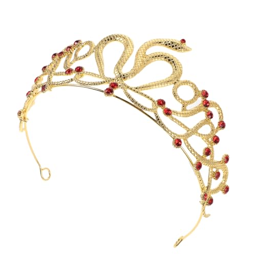 Costume Méduse adulte complet grâce au diadème doré strass