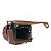 MegaGear Ever Ready Protective Black Leather Camera Case, Bag for Leica D-LUX (Typ 109) Digital Camera (Dark Brown)