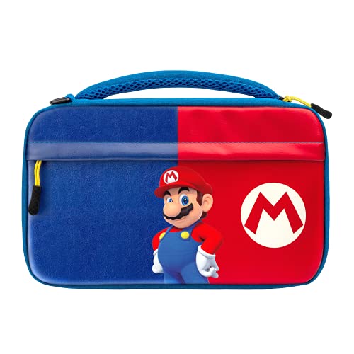 PDP Gaming Commuter Case with Carrying Handle & Removeable Shoulder Strap: Power Pose Mario - Ninten