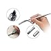 Pinkiou Microblading Kit 5 pcs Silver Hair Stroked Microblading Pen Eyebrow Tattoo Pen Holder microblading handles Tool Supplies