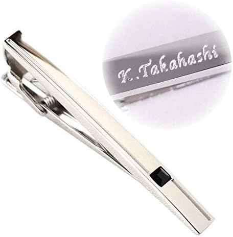 Amazon きざむ 名入れ ネクタイピン U P Renoma レノマ ブラックスワロフスキー ギフト 名入れあり タイピン タイタック 通販