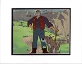 HEIDI'S SONG Grandfather and Gruffle Production Animation Model Cel Hanna Barbera 1982