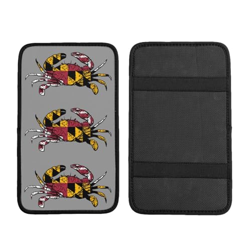 Maryland Chesapeake Bay Blue Crabs Car Armrest Cover