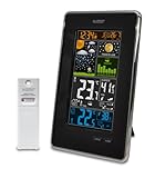 La Crosse Technology WS6835 Station Météo Colorée avec Phases de Lune   Noir