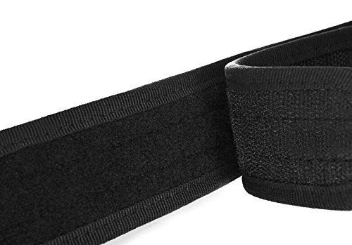 Heavy Duty Tactical Belt Adjustable Military Army Police Uniform Airsoft Utility Waist Belts With Dual Mag Pouches Black #TOP5