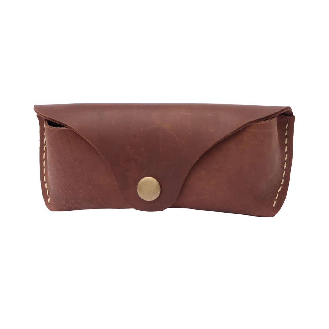 Amazon.com: Genuine Leather Eyeglass Case Vintage Personality