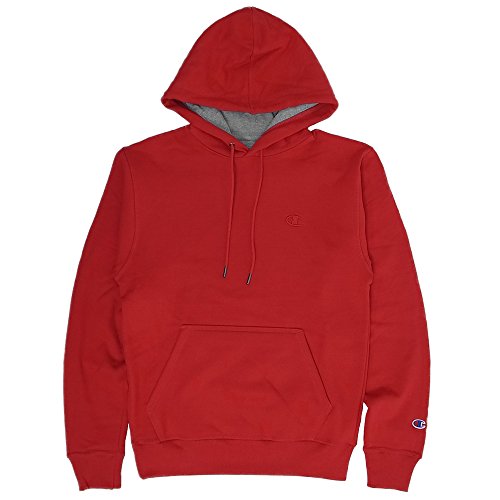 【チャンピオン】CHAMPION POWERBLEND PULLOVER SWEAT HOOD パワーブレンド フリース プルオーバーパーカー S0889 (2XL, チームレッドスカーレット) [並行輸入品]