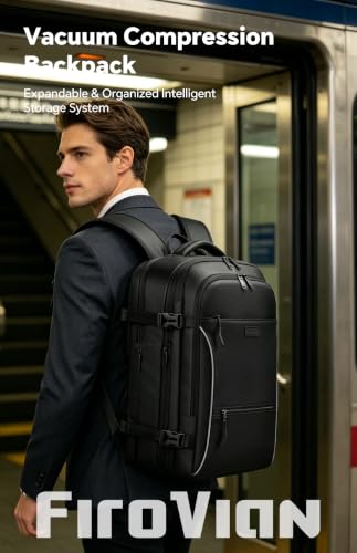 Sac à dos de voyage 70 L avec système de compression sous vide – Image 2