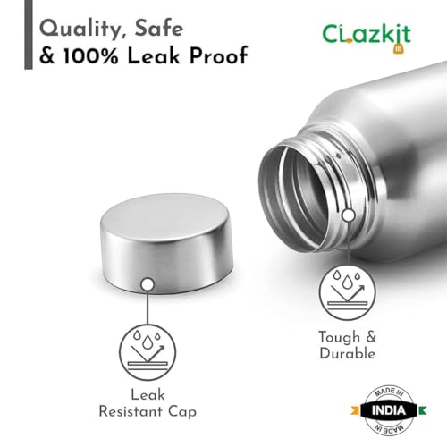 Image of Clazkit Customized Water Bottle Stainless Steel 700ml| Custom Name Engraved Bottle | Name Printed Gift Bottle |Ideal for Office, Birthday, Return Gifts & Corporate Gifting