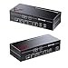AV Access HDMI USB KVM Extender(HDBaseT),100m(330ft) 4K 60Hz over Cat5e/6a,Keyboard+Mouse+HDMI+USB,4 ports USB2.0, No signal Loss and Latency, RS232, POE, Independent EDID Management