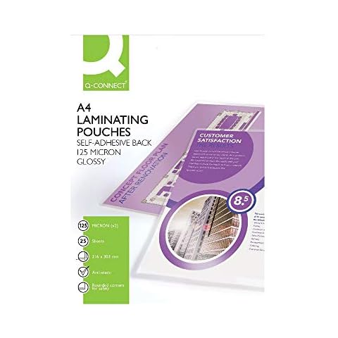 Q-Connect A4 Laminating Pouches Pack of 25 Cover
