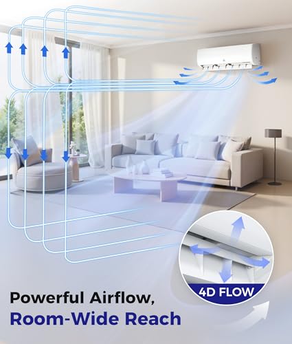 Image of Mini Split Ac /Heating System, 12000 BTU Inverter Mini Split AC Unit